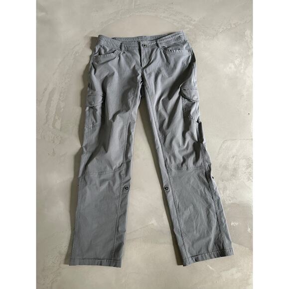 KUHL Freeflex Roll Up Gray Hiking Pants size 12 (Short) - Picture 6 of 16